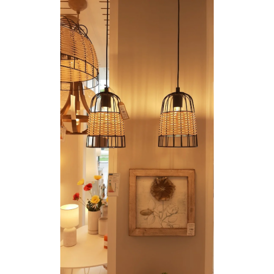 Пендел NATURE ANWICK 3xE27 max 3x40W IP20 черен